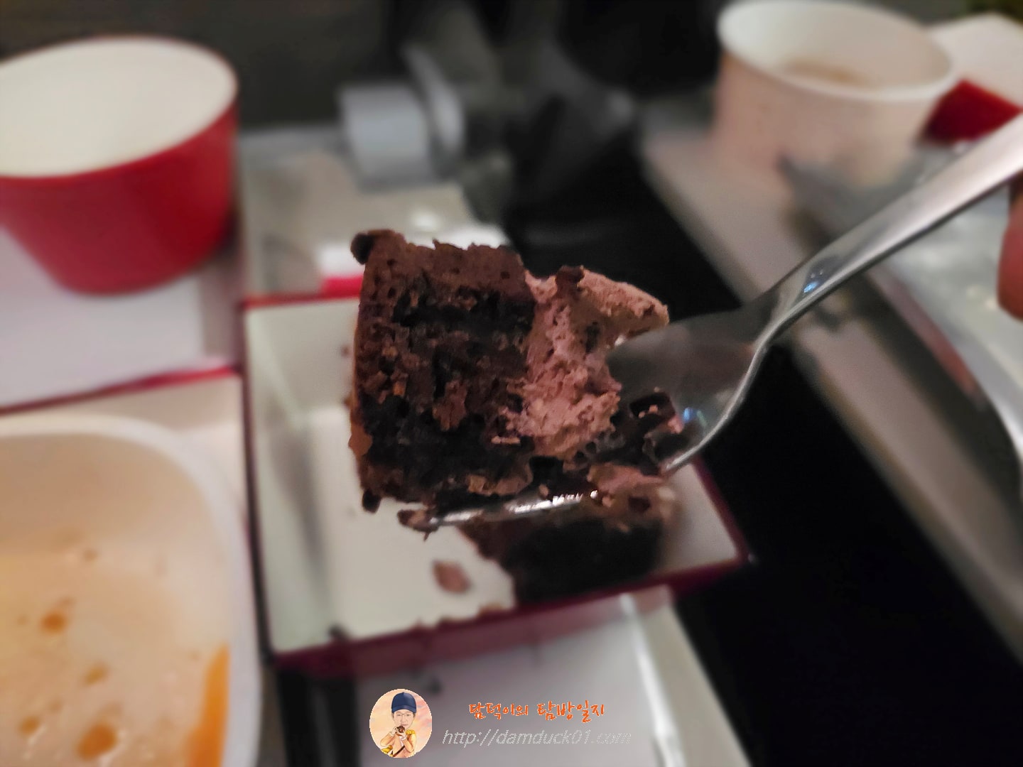 아시아나항공 기내식 미니 케이크