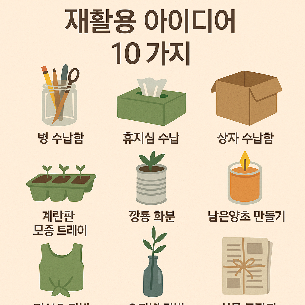 재활용 아이디어 10가지