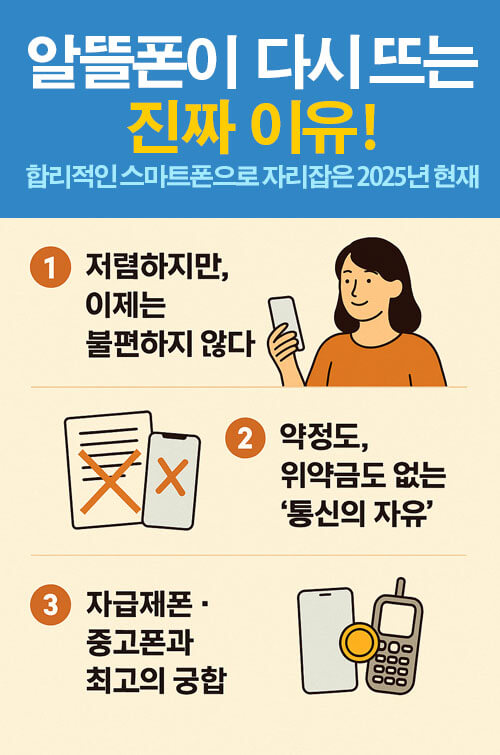 2025년 알뜰폰이 다시 뜨는 이유