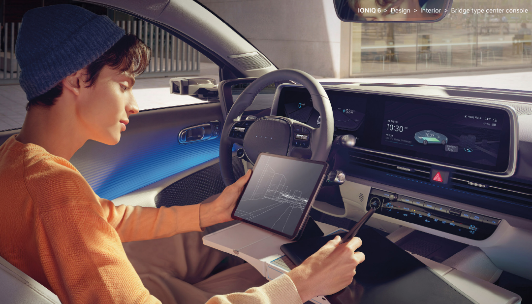 아이오닉6 내부 인테리어