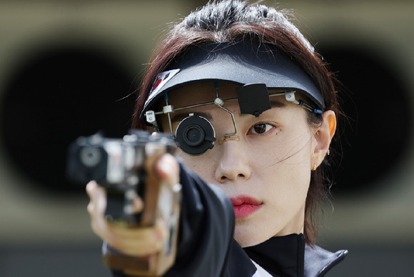 김예지 선수 경기 장면