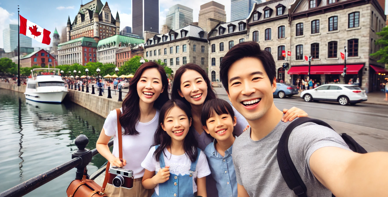 퀘벡 가족 여행 관련 사진