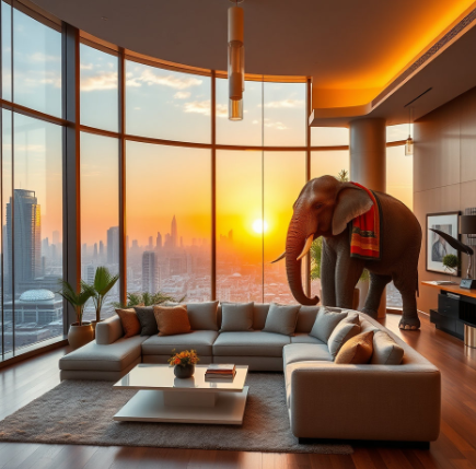 펜트하우스 코끼리 영화그림