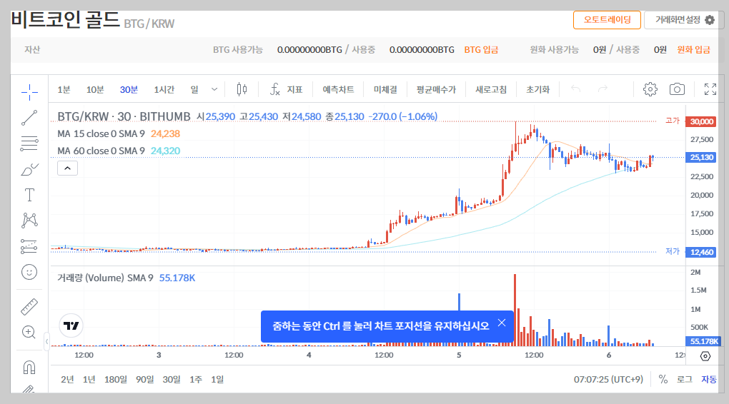 비트코인골드_20250106_0708_그래프