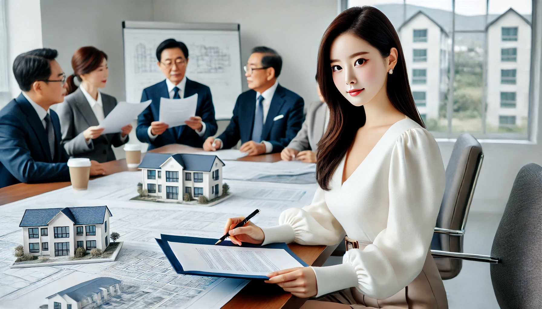 재개발사업 토지수용과 이주대책 확인하는 이미지