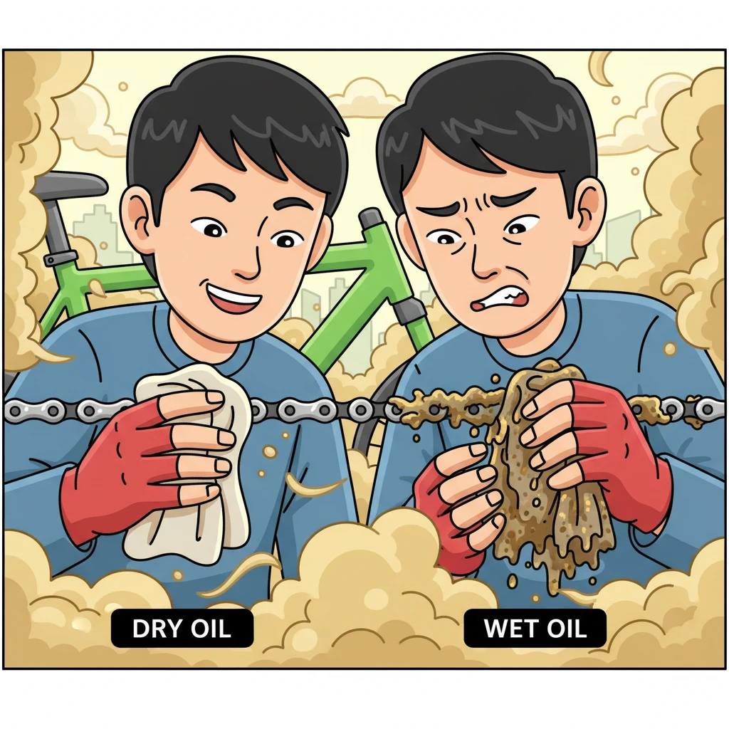 자전거 체인 성능 유지를 위한 황사 ..