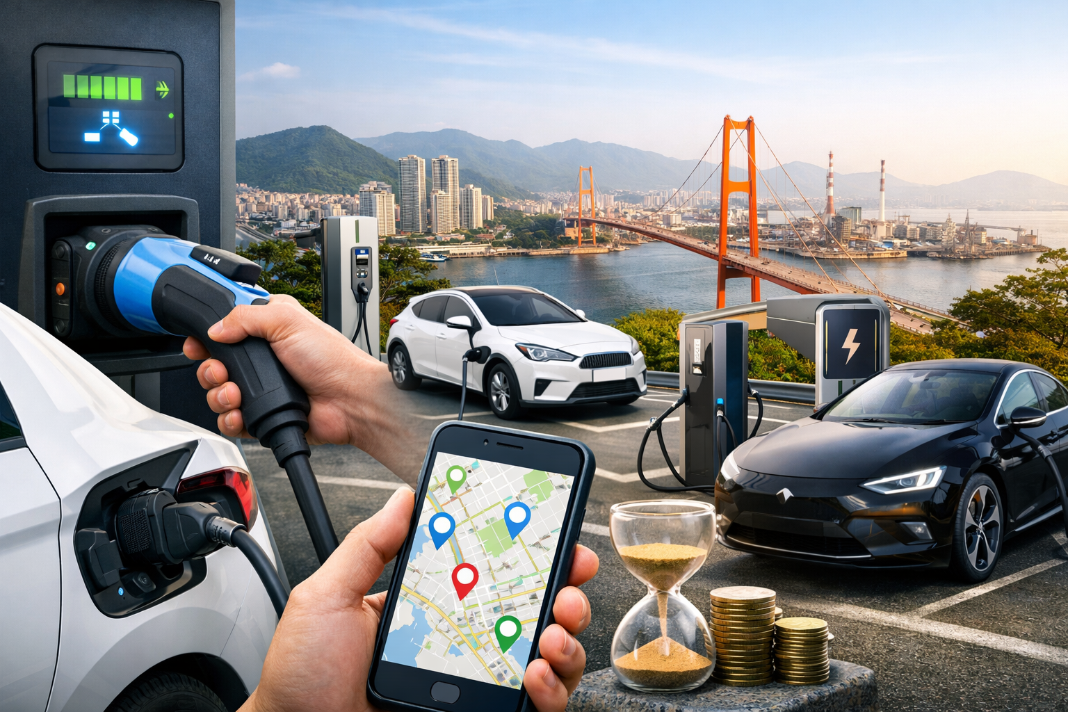 울산 전기차 충전소 추천 TOP10｜위치&middot;요금&middot;대기시간 총정리 (급속 충전 꿀팁까지) 관련 사진