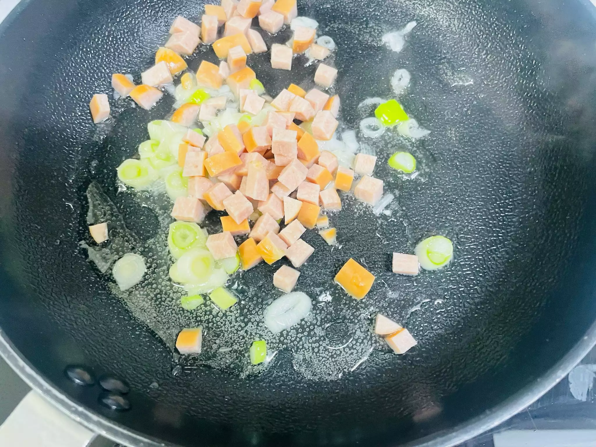 깍두기 볶음밥