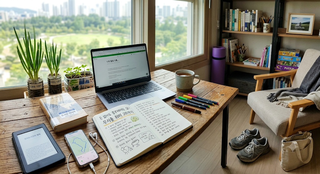통장 지키고 행복 채우기! 돈 없이도 삶이 풍부해지는 취미 추천 20가지