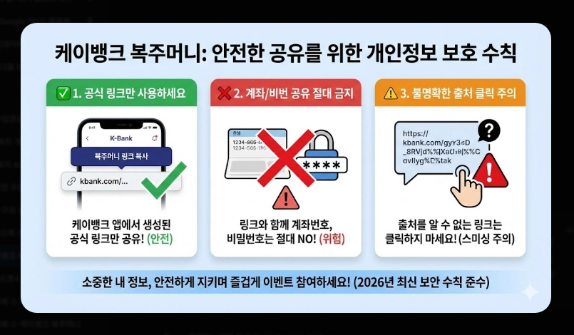 케이뱅크 복주머니 받는 법 [하루 최대 10번] 보상금 지급 조건 및 주의사항 총정리