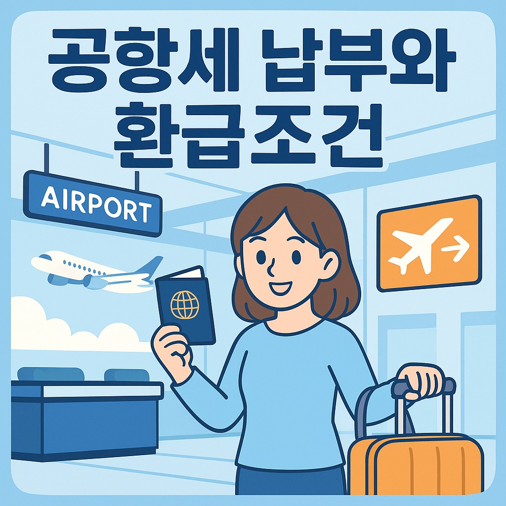 공항세 납부와 환급조건