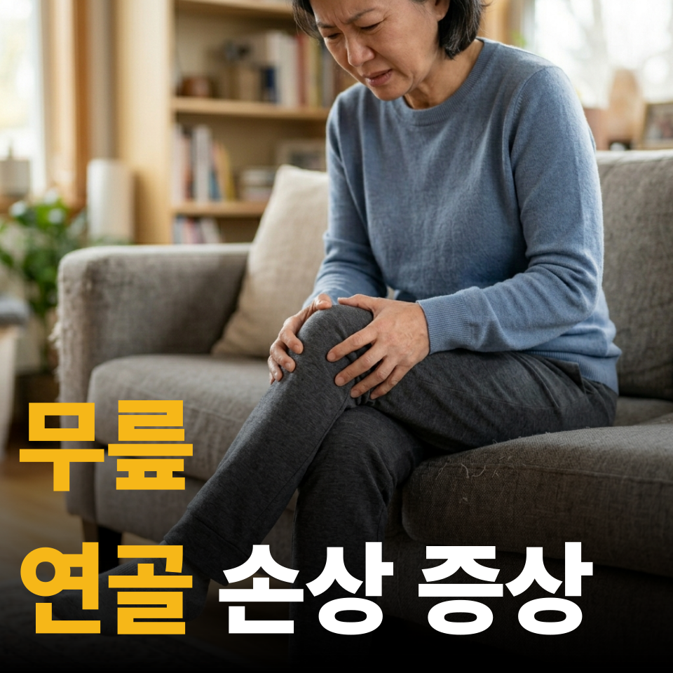 무릎 연골 손상 증상