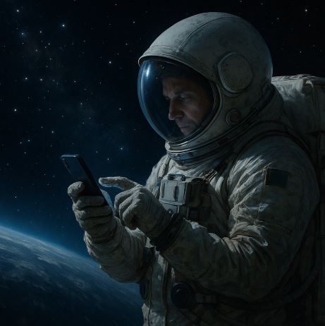 우주에서도 SNS 가능한가
