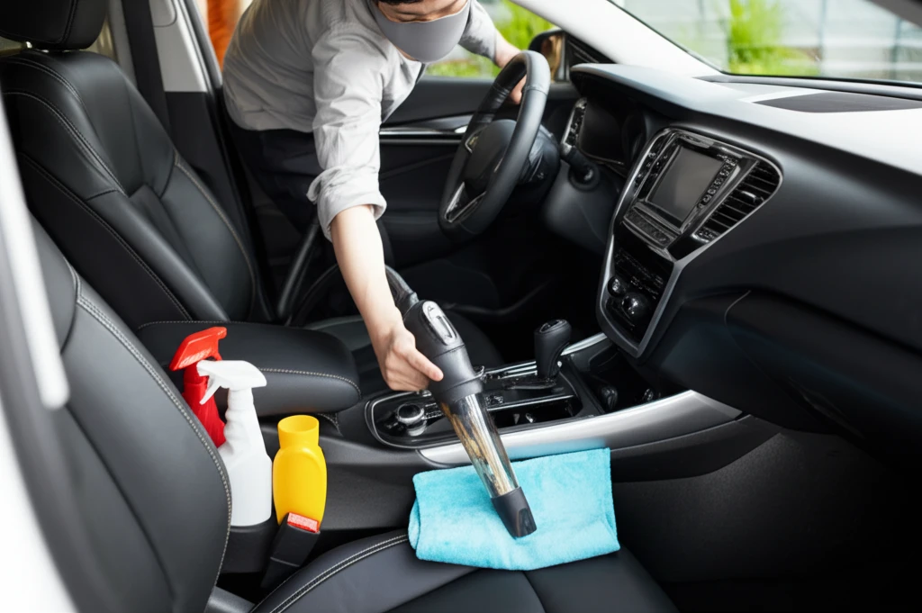 자동차 실내 세차 주기 및 관리법 완