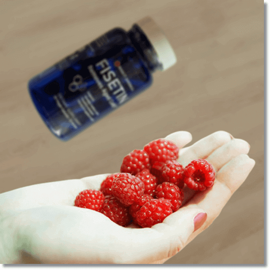 세놀리틱 활성 성분 피세틴 산딸기