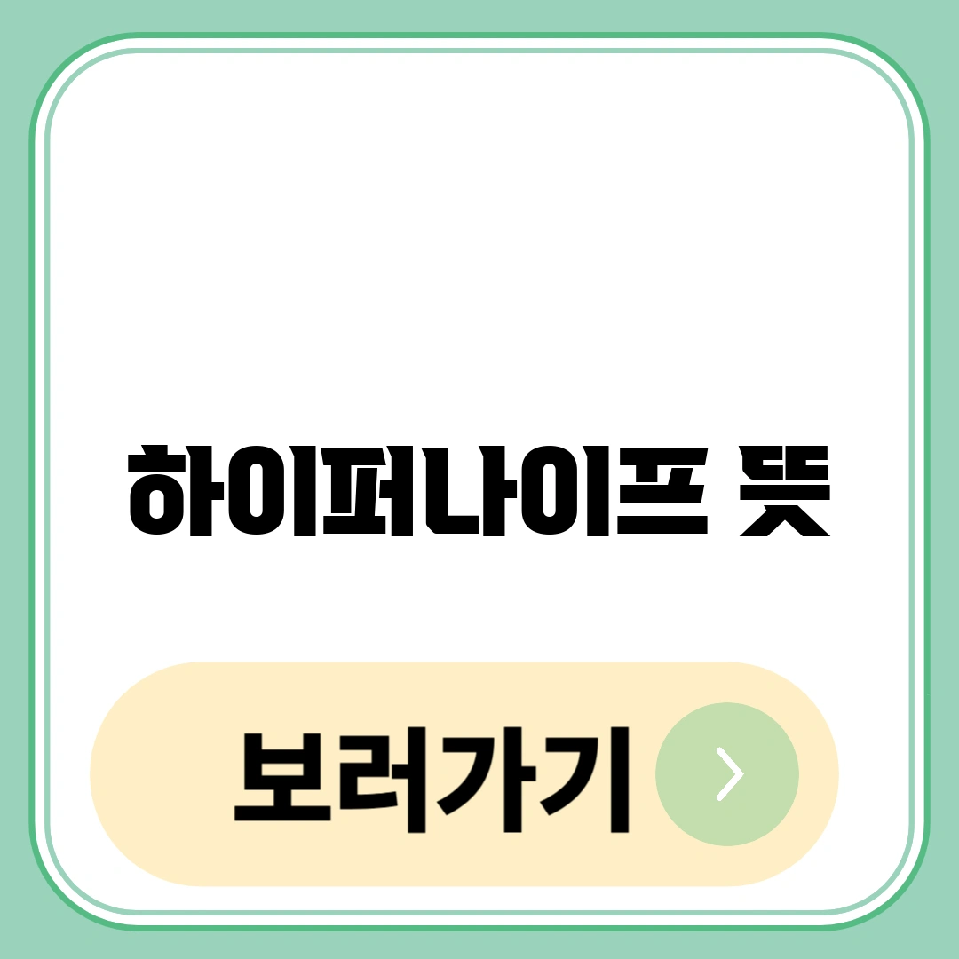 하이퍼나이프 뜻