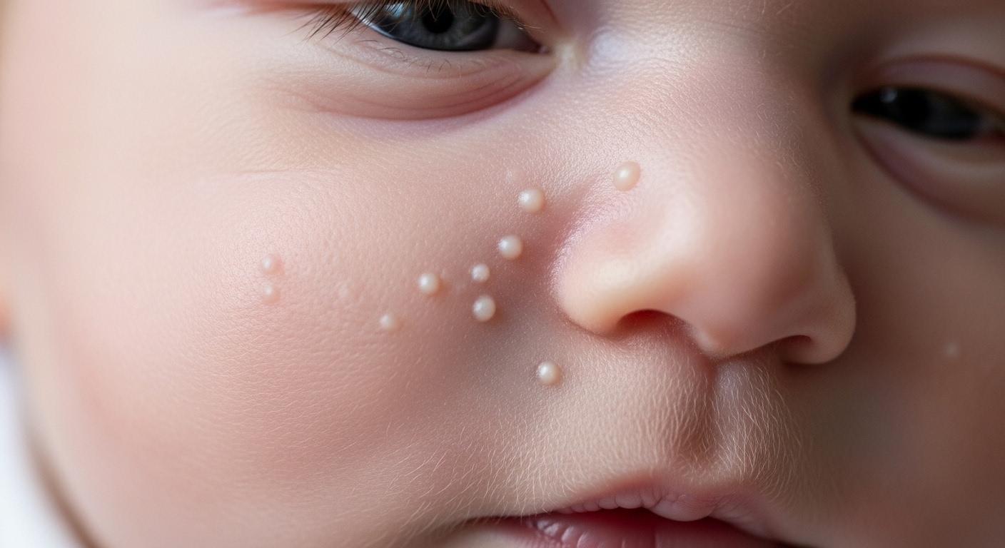 아기 피부 좁쌀