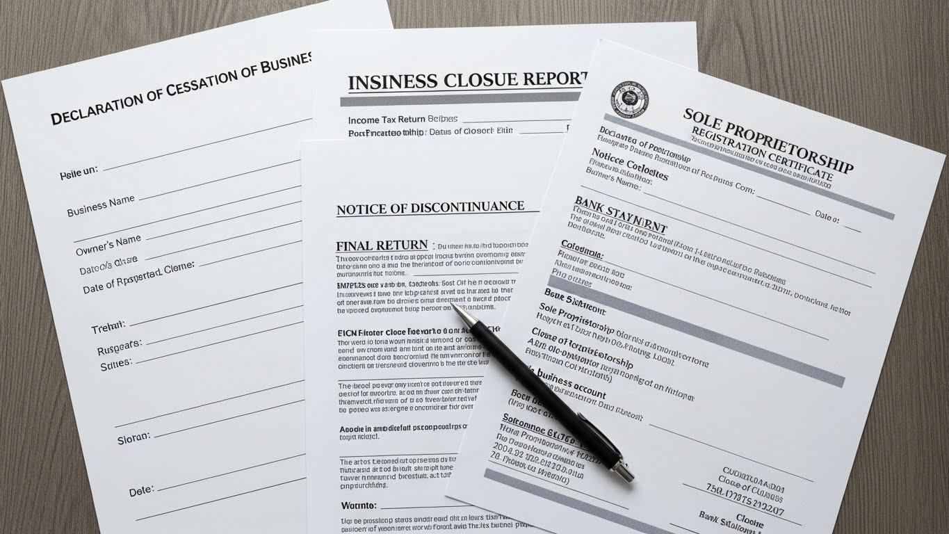 개인사업자 폐업신고시 필요서류