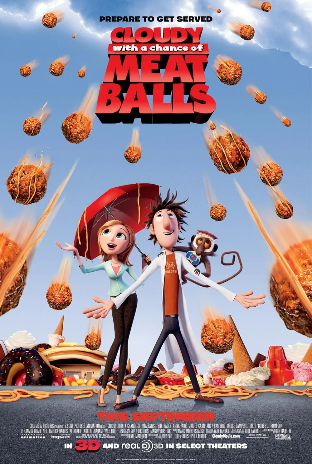 영화 <하늘에서 음식이 내린다면> (Cloudy with a Chance of Meatballs)