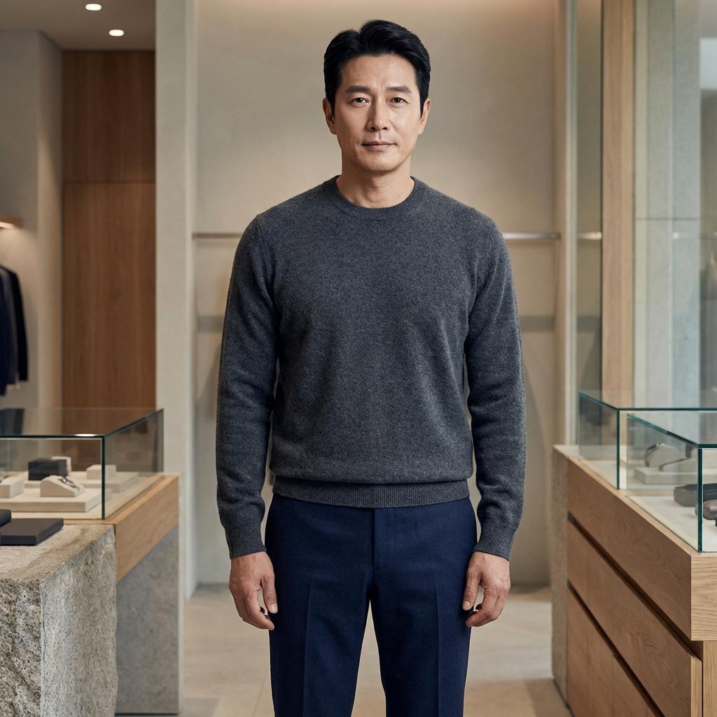 옷 잘 입는 중년의 비밀, 고급 소재와 핏의 중요성