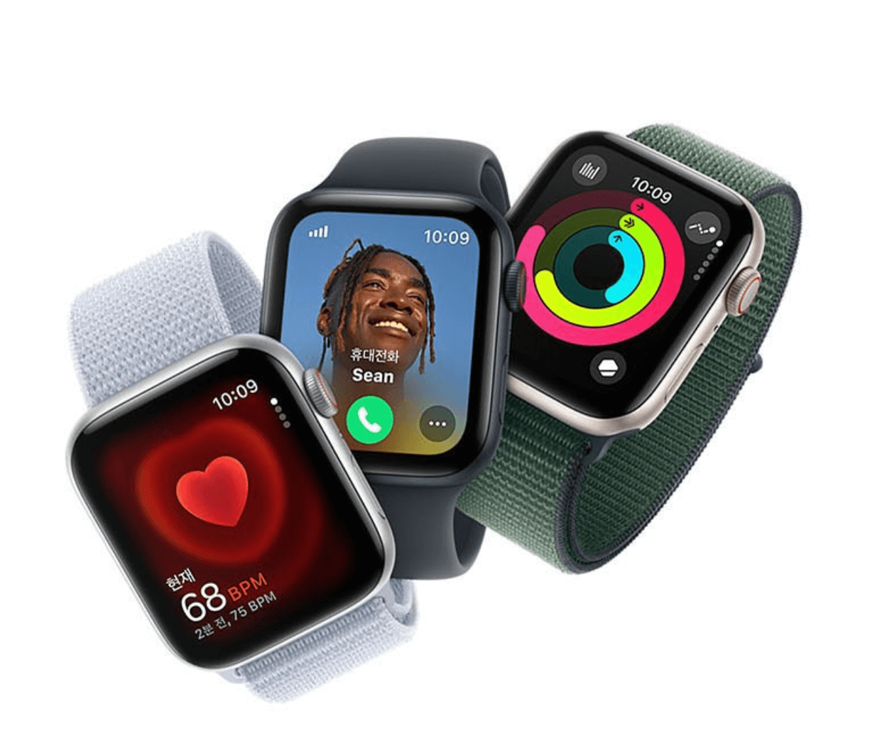 애플워치 스트랩을 바꾸면 스타일이 달라져요.