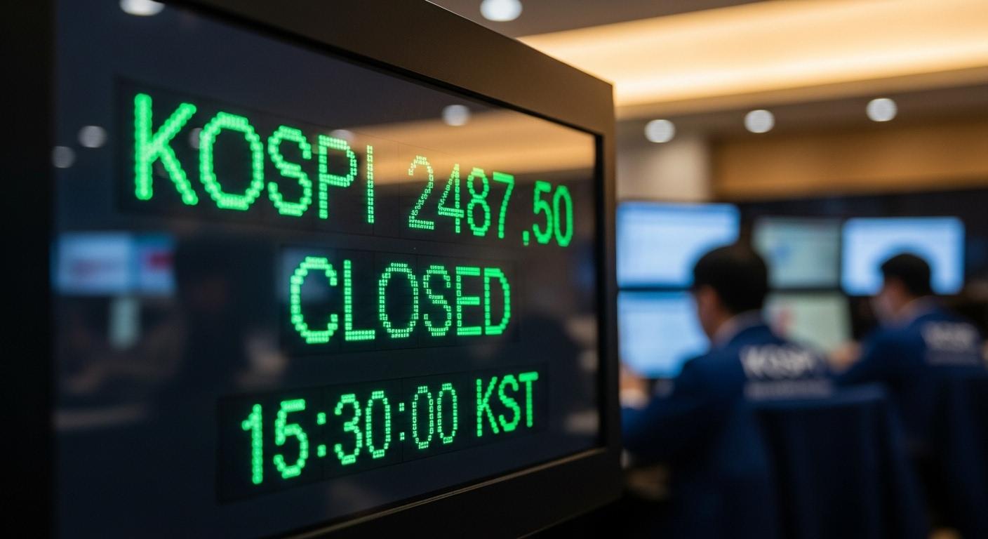 코스피 마감시간