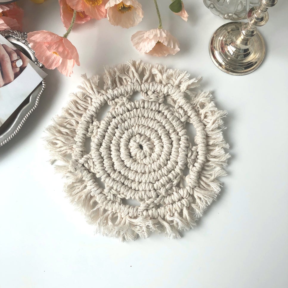 완성품 원형마크라메