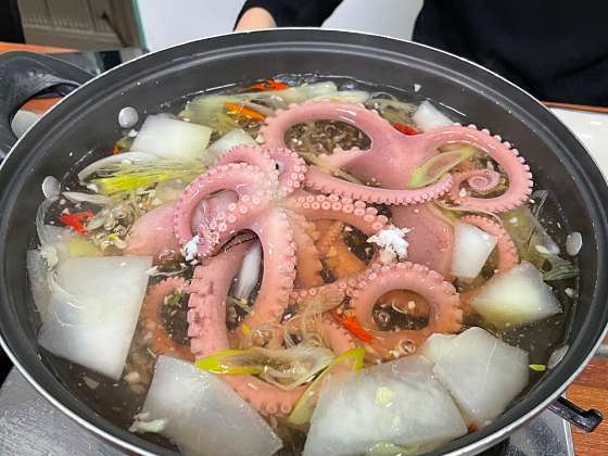 고두심이 좋아서 박속밀국낙지탕 원풍식당