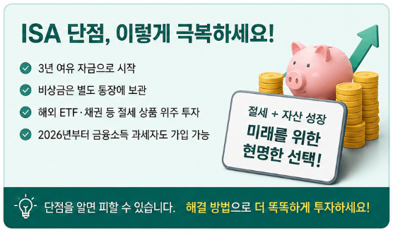 ISA 이렇게 극복하세요