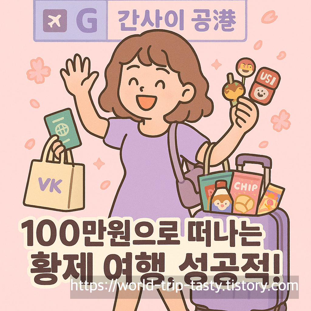 오사카 여행 코스100만원으로 즐기는 완벽한 황제 여행 준비하세요!