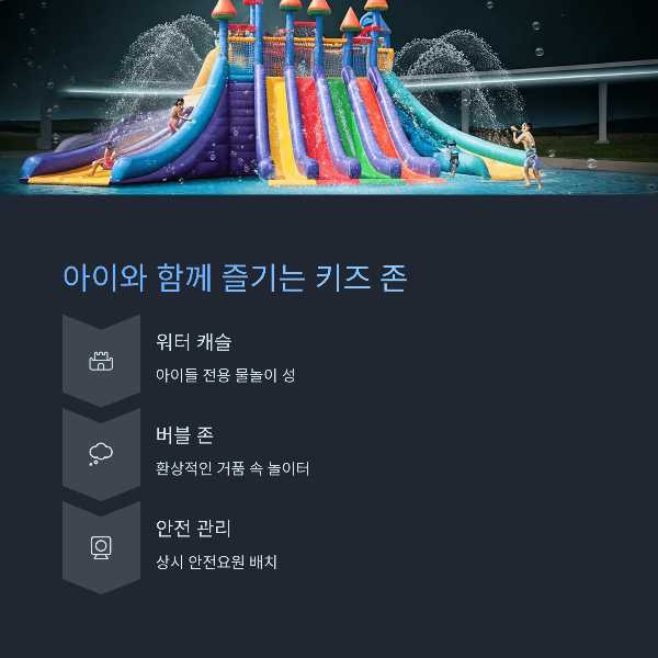 아이와 함께 즐기는 키즈 존