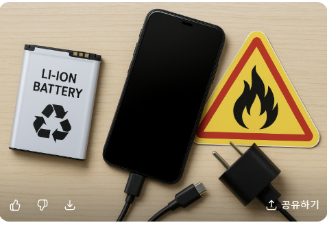 리튬배터리, 편리함 뒤의 위험 — 일상 속 사용법부터 화재 예방까지 관련 사진