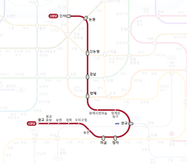 서울시 지하철 노선도 크게보기