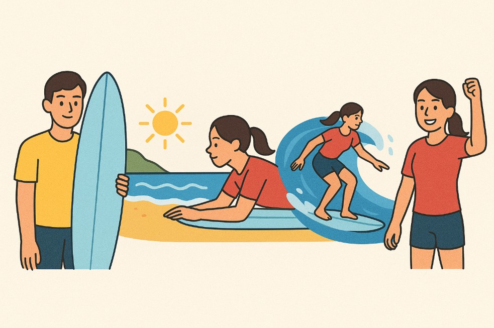 서핑 성공으로 이끄는 전략 관련 사진