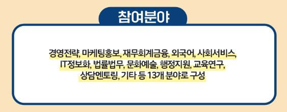 참여 가능 분야