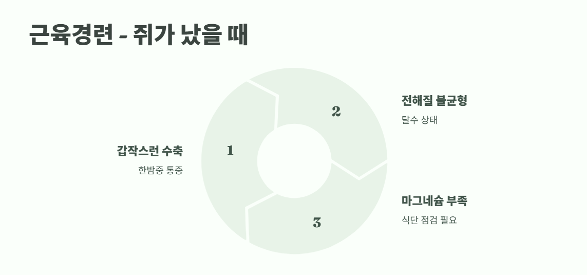 종아리 근육 통증 원인 바로 확인 5