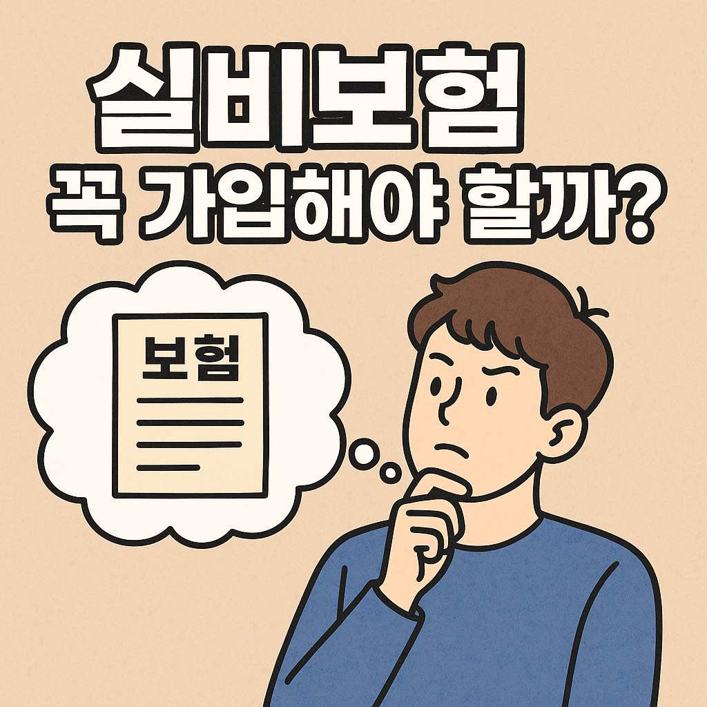 실비보험 꼭 가입해야 할까