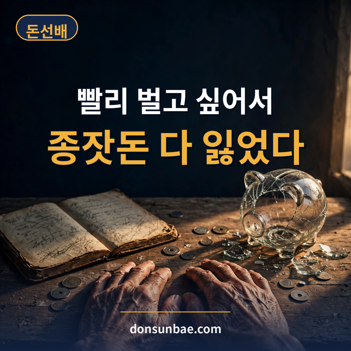 돈선배 종잣돈 모으기 실패담