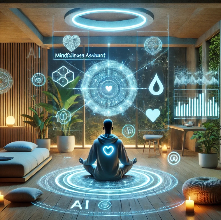 정신 건강을 위한 명상 이미지