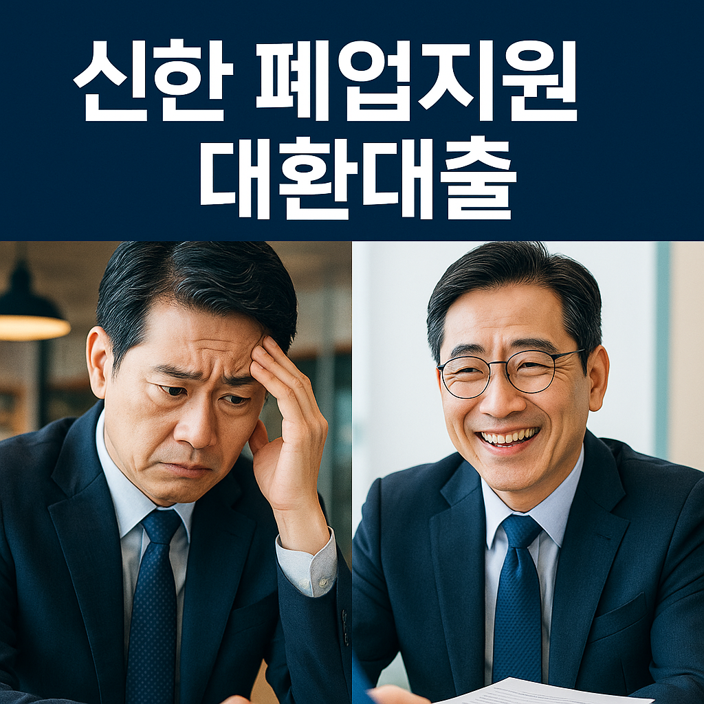 2025 신한 폐업지원 대환대출 30년 상환 금리 조건 대상 서류 총정리