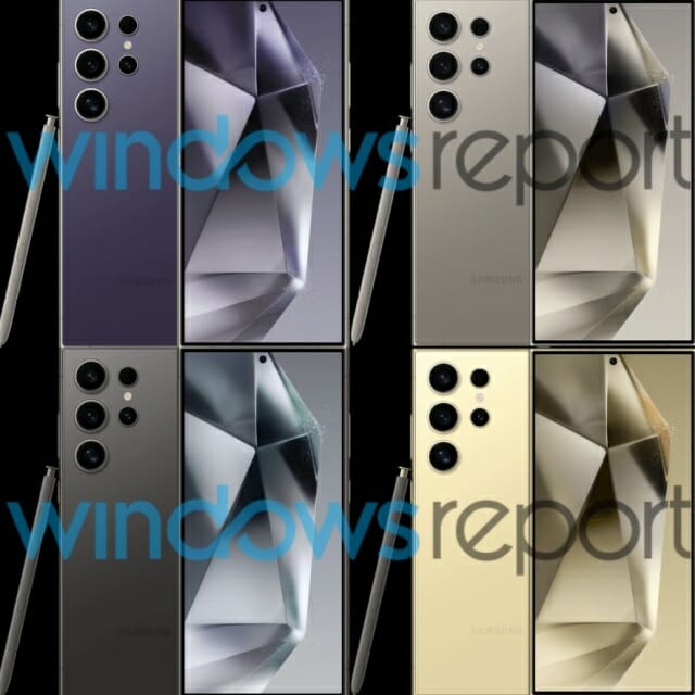 갤럭시S24 울트라 렌더링 이미지