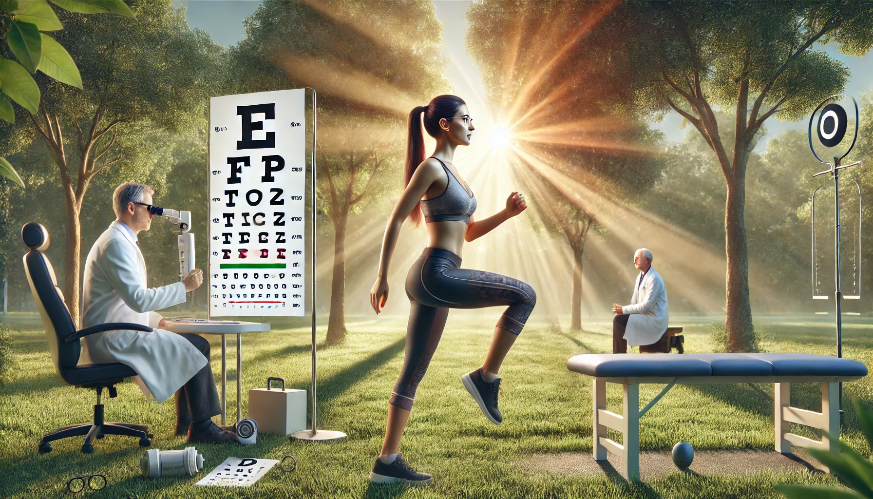 건강한 생활 방식을 유지하고 정기적으로 눈 검사를 받는