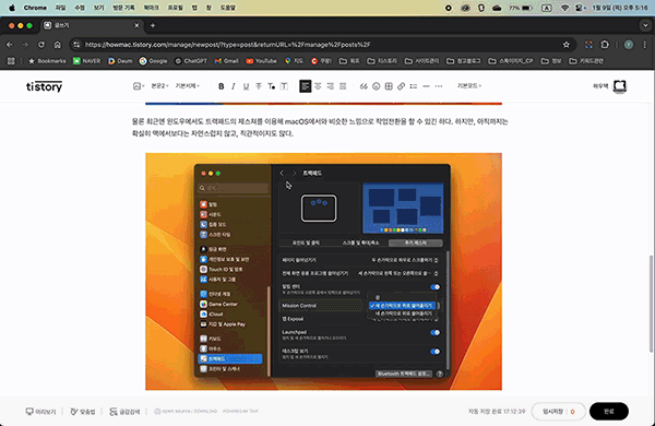 macOS에서 작업공간을 효율적으로 사용할 수 있게 해주는 mission control