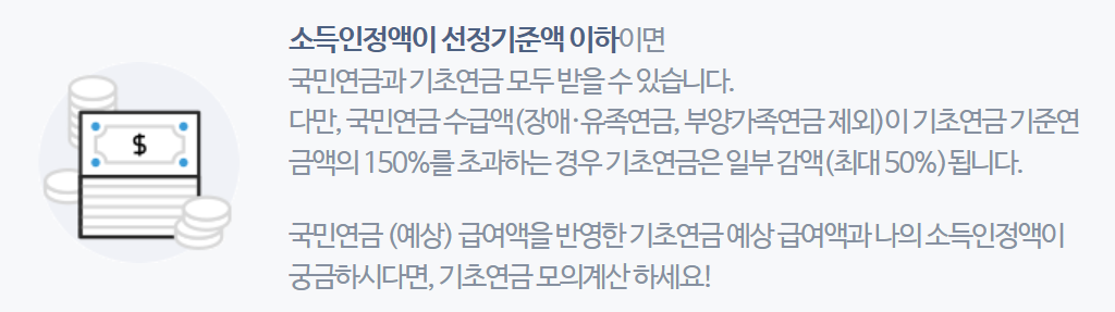 노령연금, 기초연금 중복 수령?