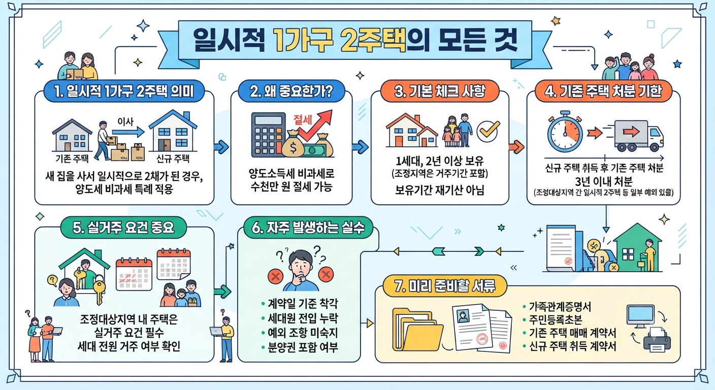 일시적 1가구 2주택이란