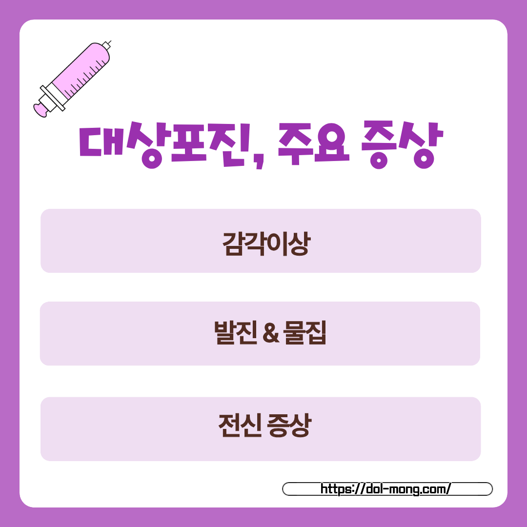 대상포진 주요 증상