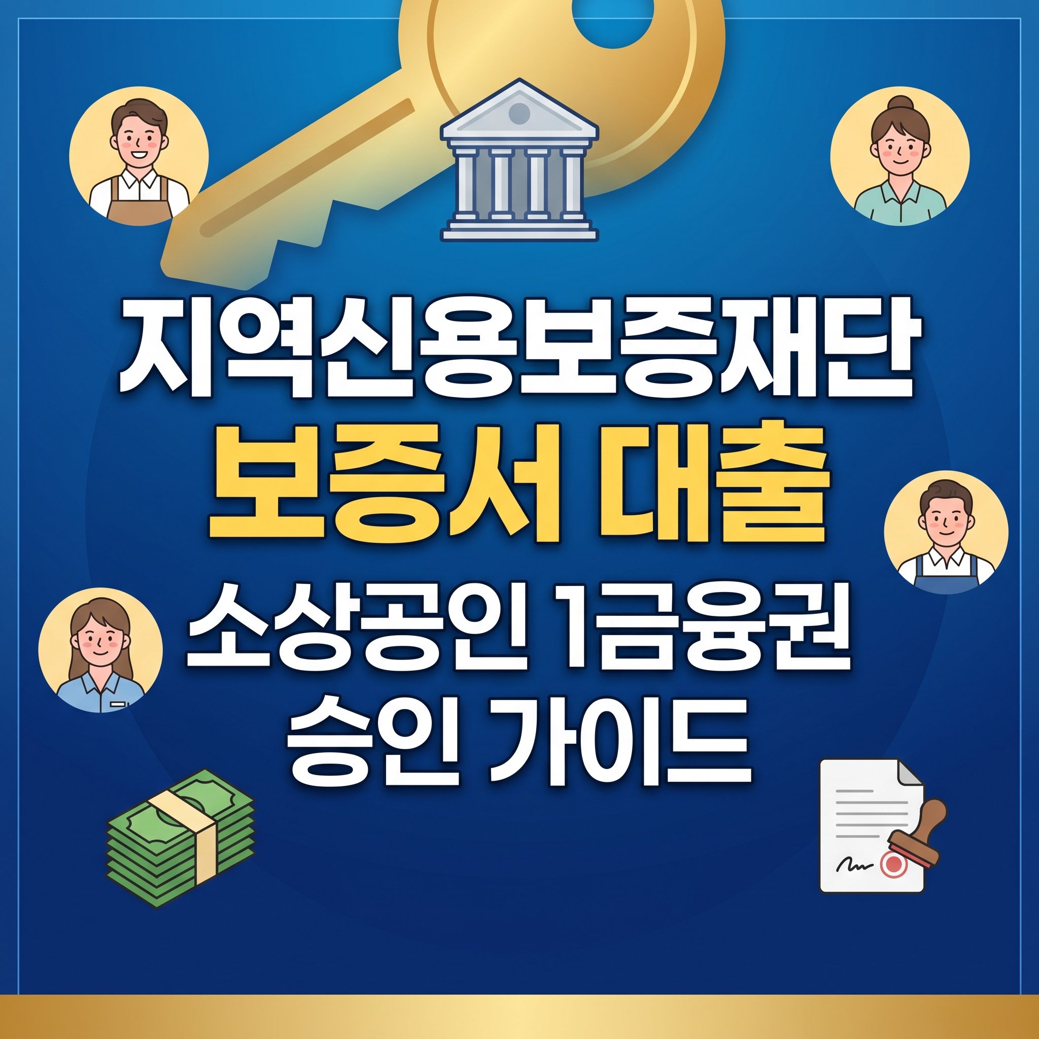 1금융권 사업자 대출을 위한 지역신용보증재단 보증서 발급 심사 조건 및 신청 진행 절차 실전 가이드