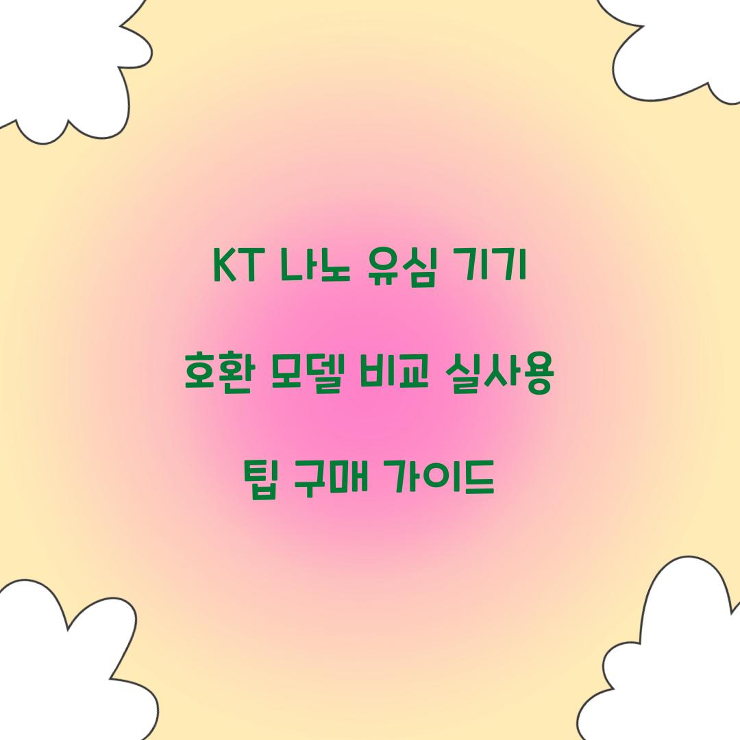 KT 나노 유심