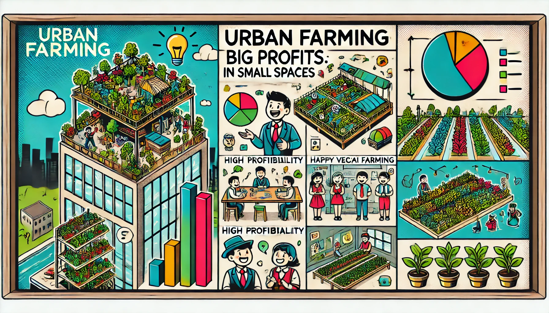 도시농업, 작은 공간에서 큰 수익을 올리는 비결