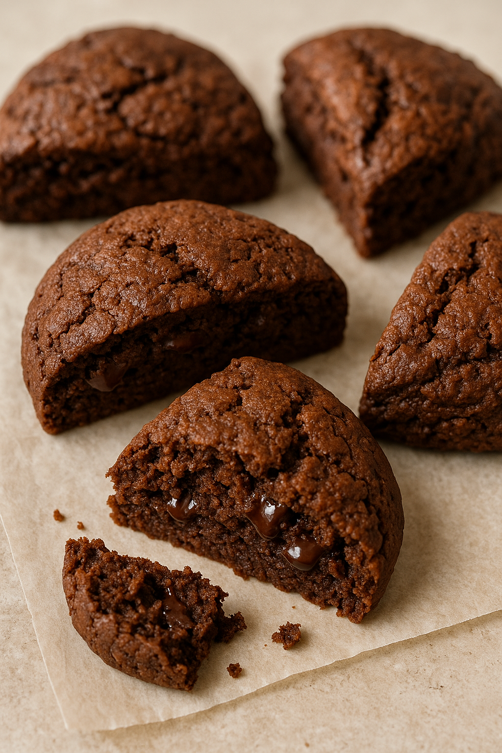 비건 초코 스콘